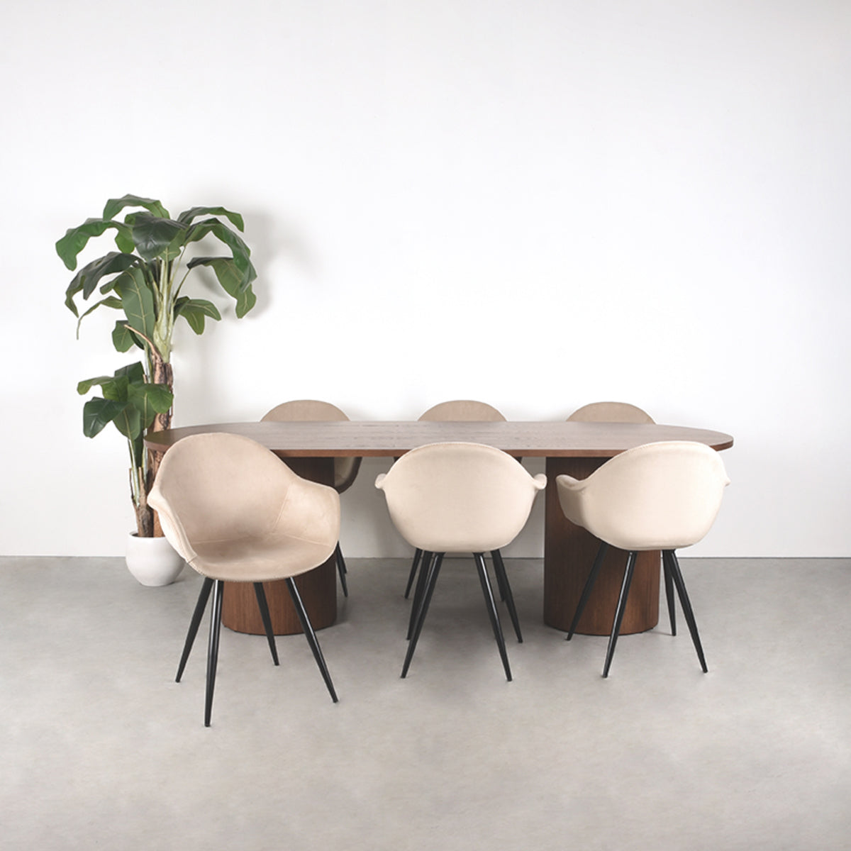 LABEL51 Eetkamertafel Oliva – Massief Eiken – 240x120 cm